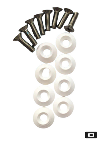 Fin Screw Set and Washers, M6x18 or M6x22