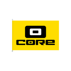 CORE Flag,  100x150 yellow/black