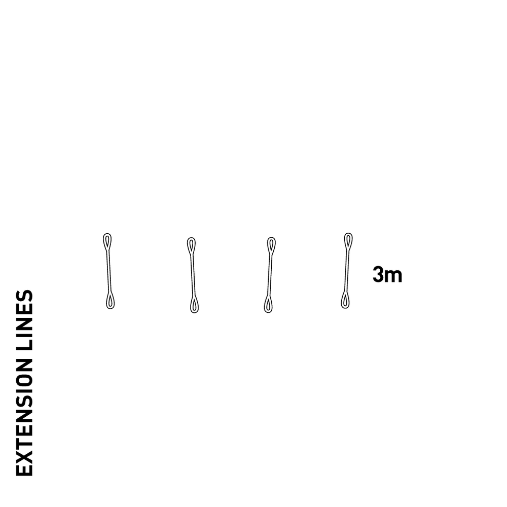 Extension Line 3m. as incl in LW kites
