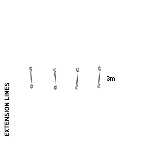 Extension Line 3m. as incl in LW kites