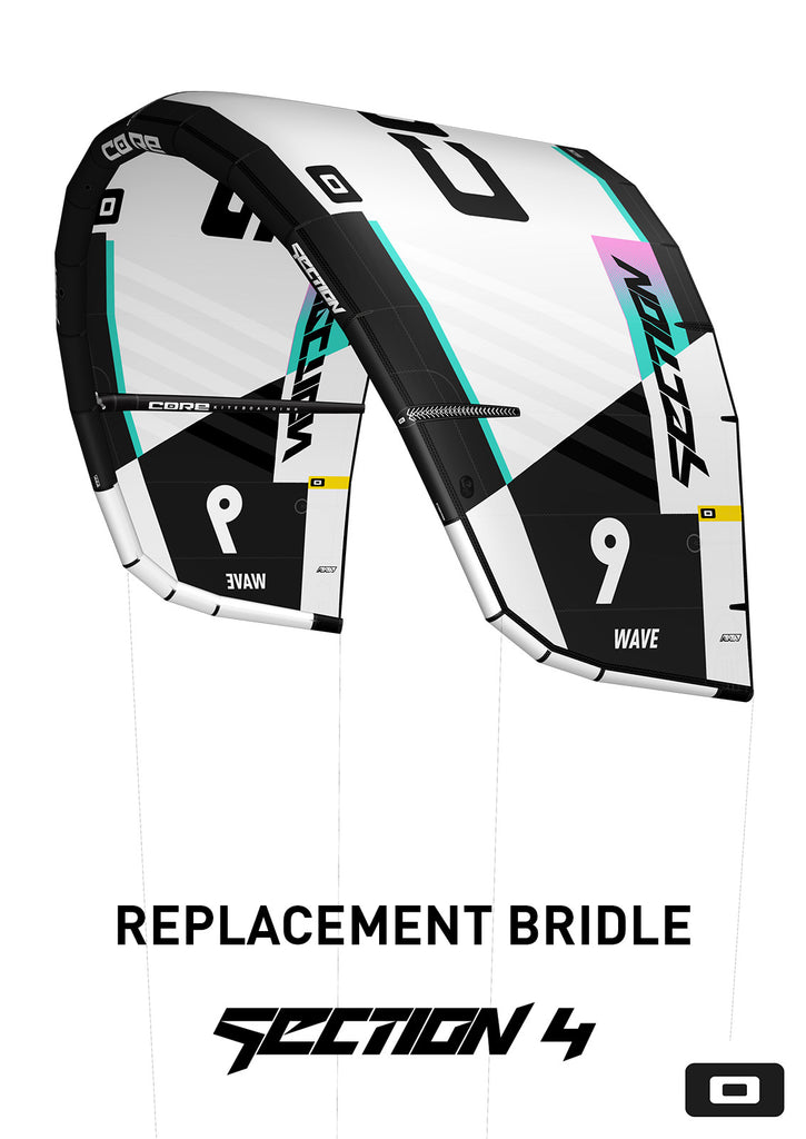 Replacement bridle line set for Section 4